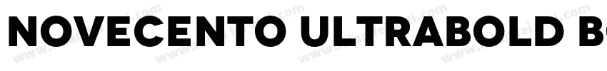 Novecento UltraBold Bold字体转换